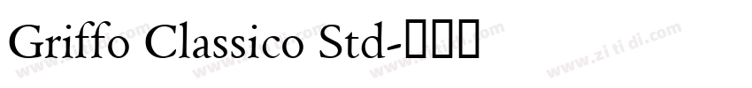 Griffo Classico Std字体转换